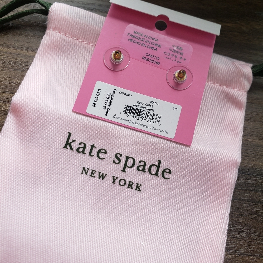 SOLD OUT!! Kate Spade Stud Earrings - Picture 3 of 4